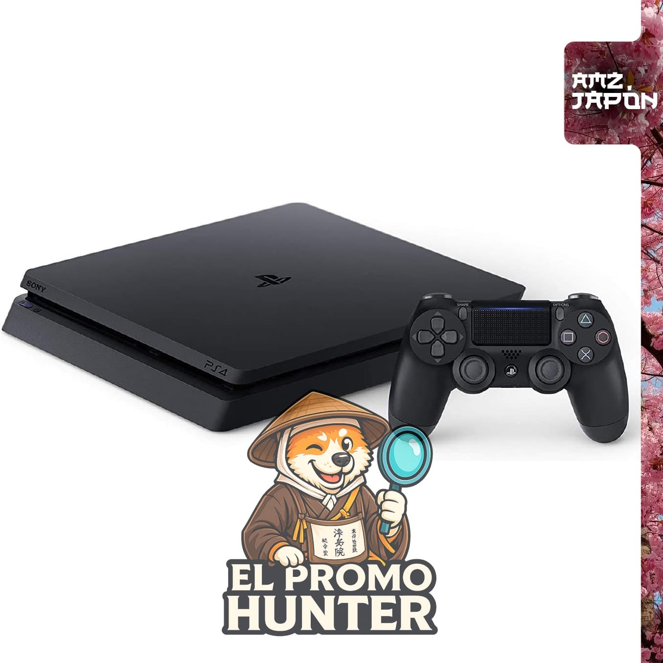 Consola PlayStation 4 Jet Black de 500 GB (CUH-2200AB01)