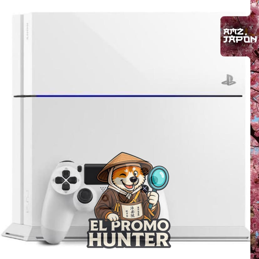 Consola PlayStation 4 Glacier White de 500GB (CUH1100AB02)