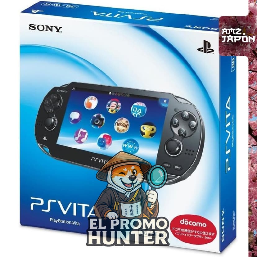 PlayStation Vita 3G / Wi-Fi Modelo Crystal Black Edición Limitada (PCH-1100AB01)