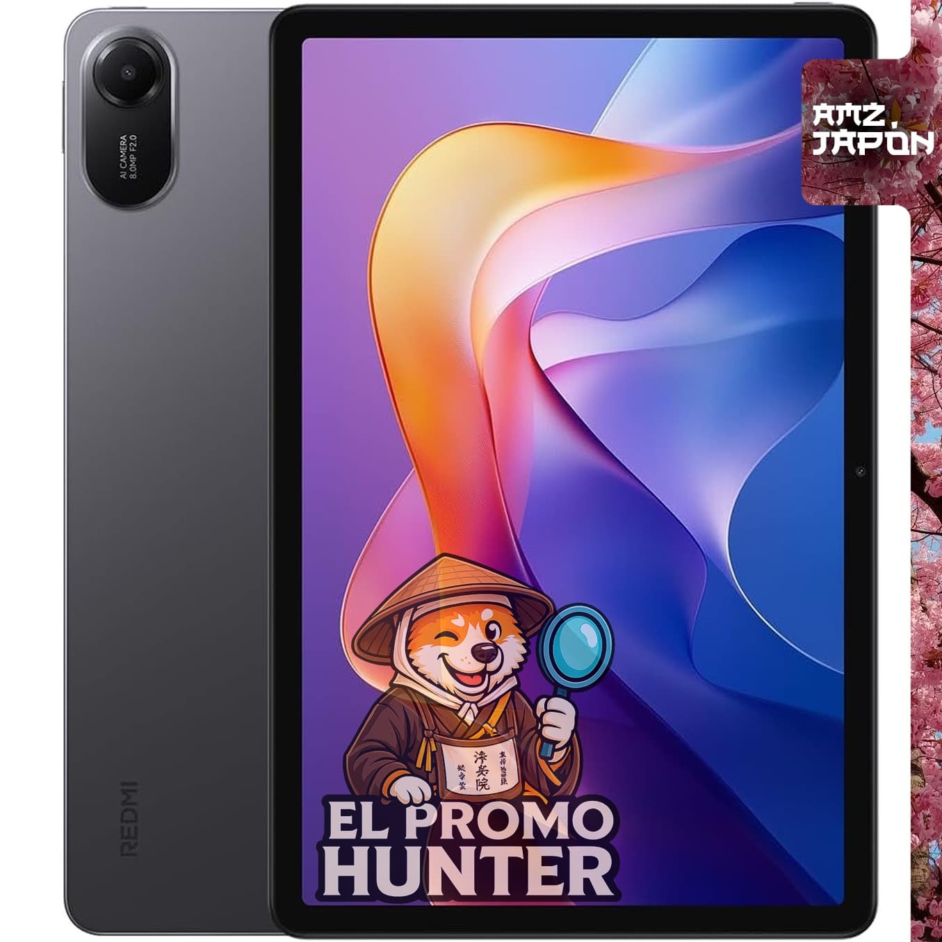 Xiaomi Tablet Redmi Pad 2, 4GB RAM, 128GB almacenamiento, pantalla de 11" (27.94 cm), resolución 2.5K, batería de 9000 mAh.
