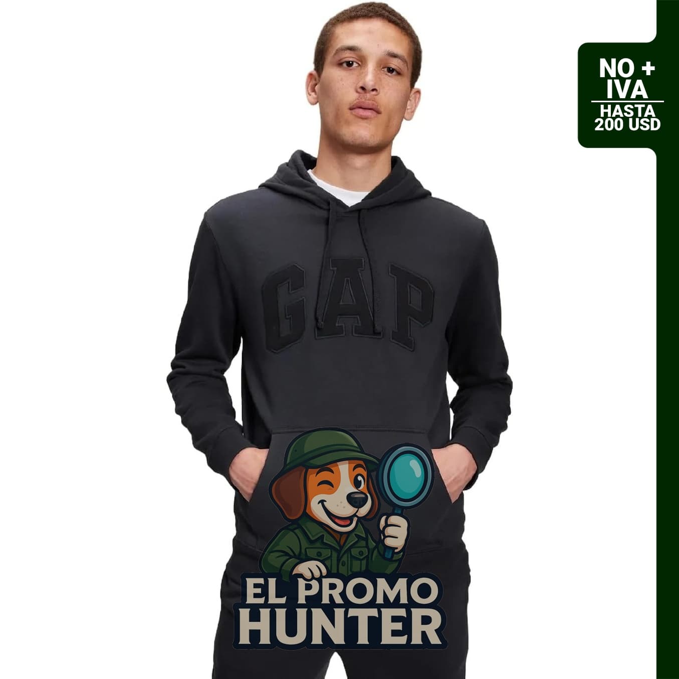 Sudadera con capucha GAP Heritage para hombre.