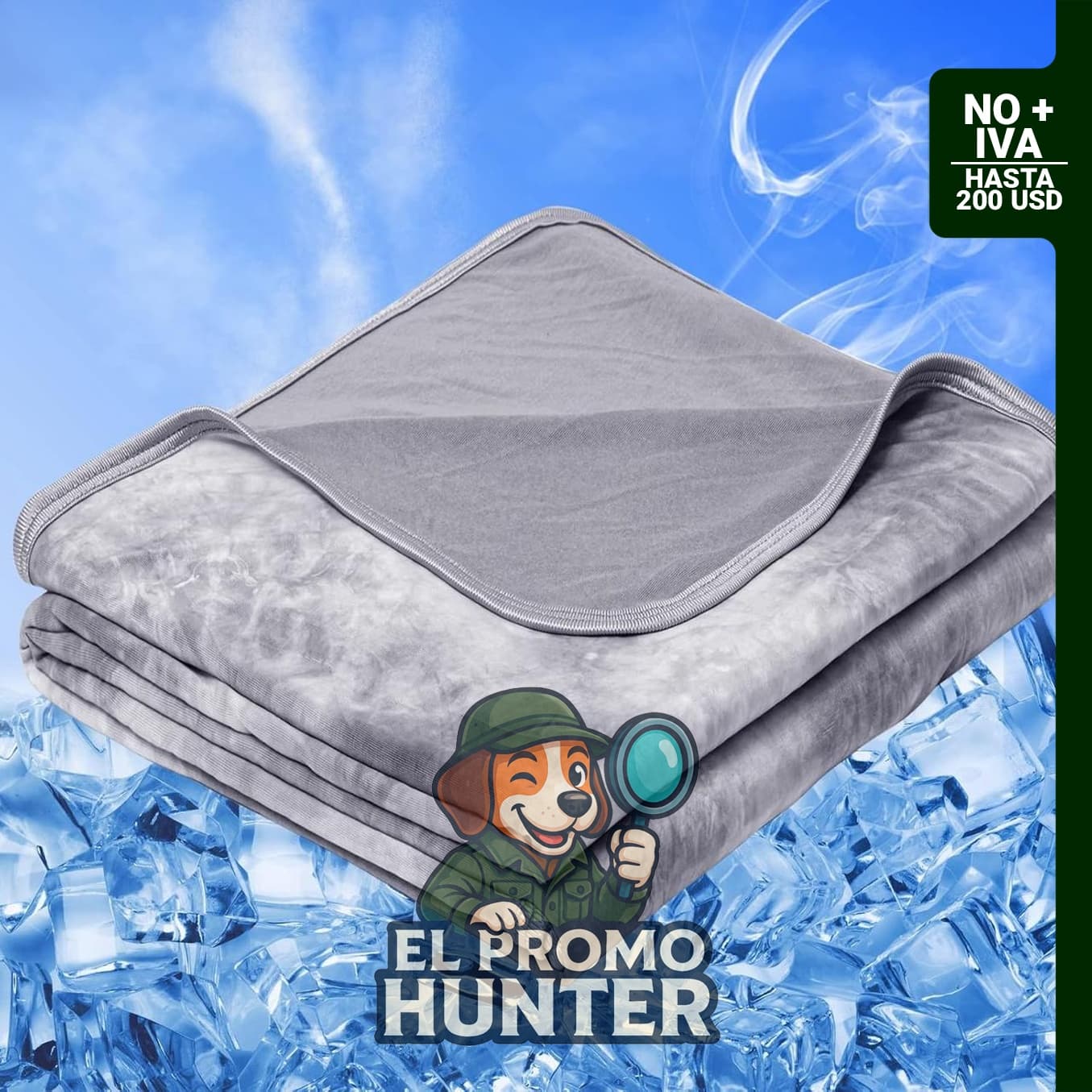inhand Manta refrescante tamaño individual (152 x 203 cm) para cama de tamaño twin.