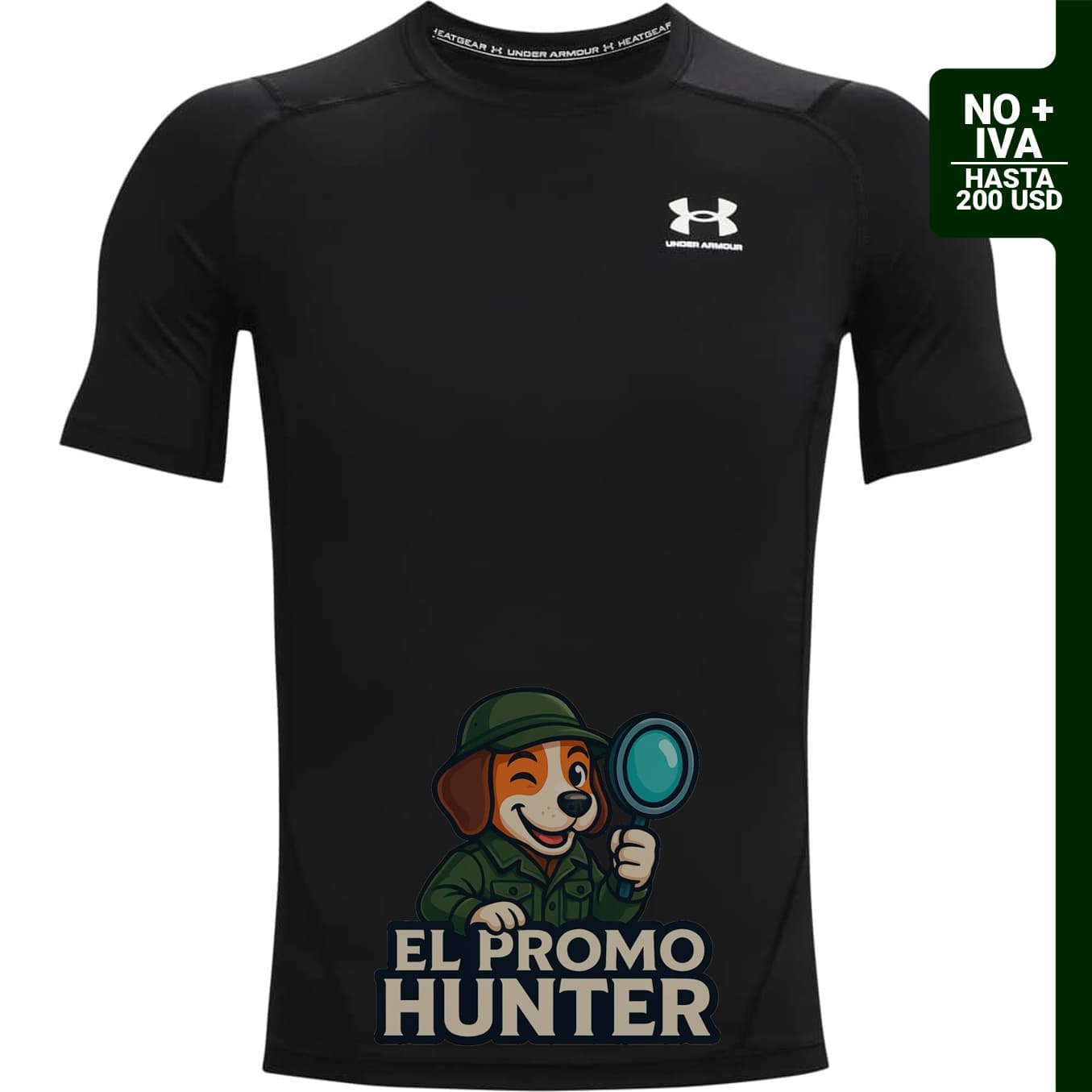 Under Armour HeatGear - Camiseta de compresión de manga corta para hombre