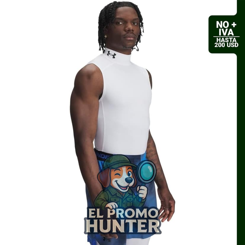 Under Armour HeatGear Armour Compresión Mock Sin Mangas para Hombre