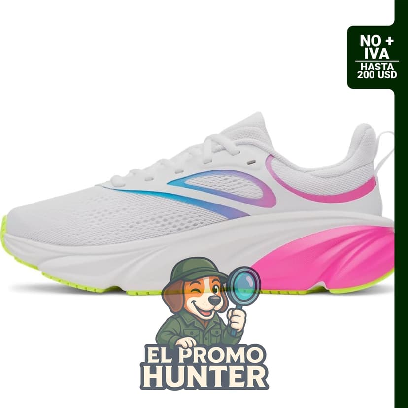 Tenis de correr Under Armour Charged+ Rogue 6 para mujer, diseñado para actividades deportivas.