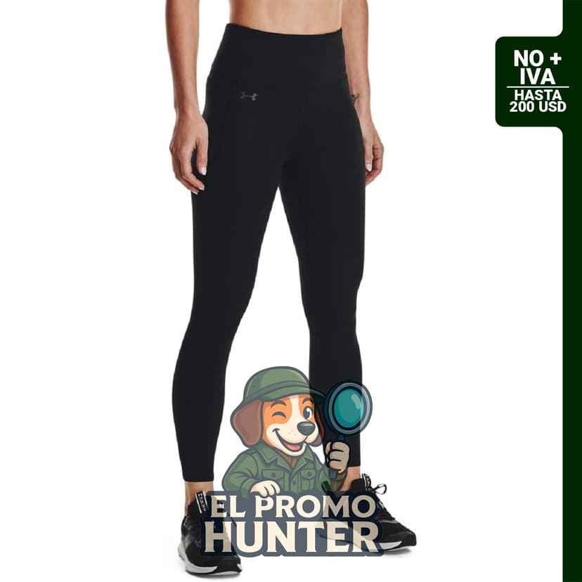 Leggings Under Armour Motion para mujer, tobilleros, con bolsillos.