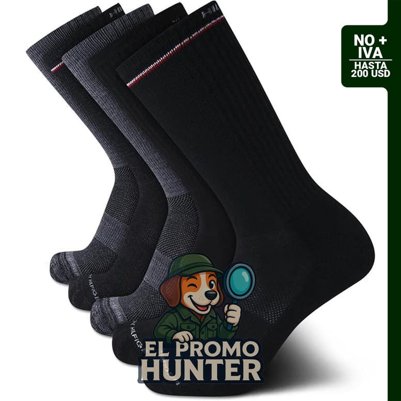 Tommy Hilfiger calcetines deportivos acolchados para hombre (paquete de 5)