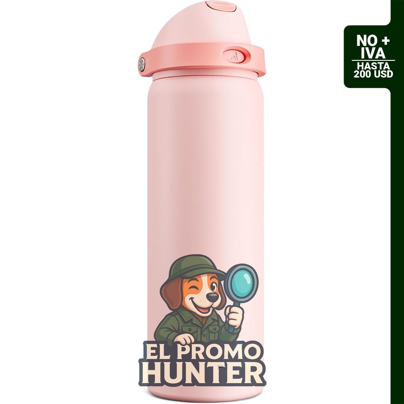 POWCAN Botella de agua aislada de 32 oz (946 ml) con tapa 2-en-1, acero inoxidable, a prueba de fugas.
