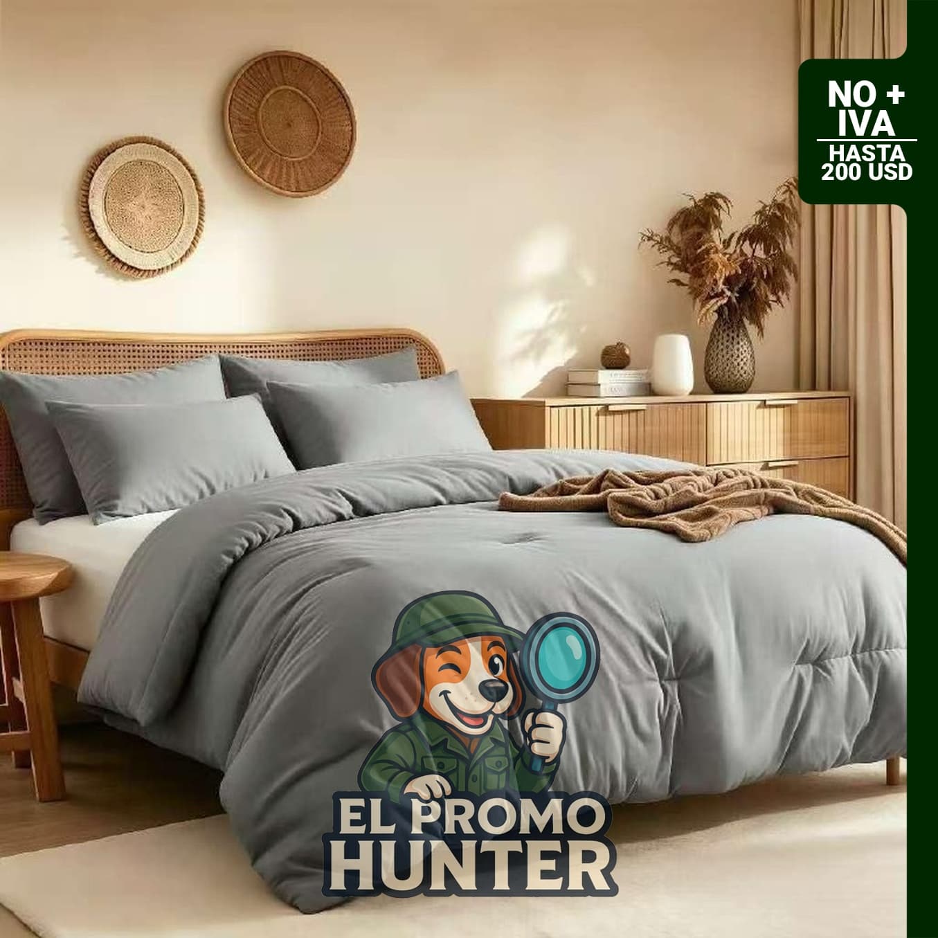 Juego de edredón individual acolchado ligero prelavado, incluye 1 edredón (173 x 229 cm) y 2 fundas de almohada (51 x 66 cm).