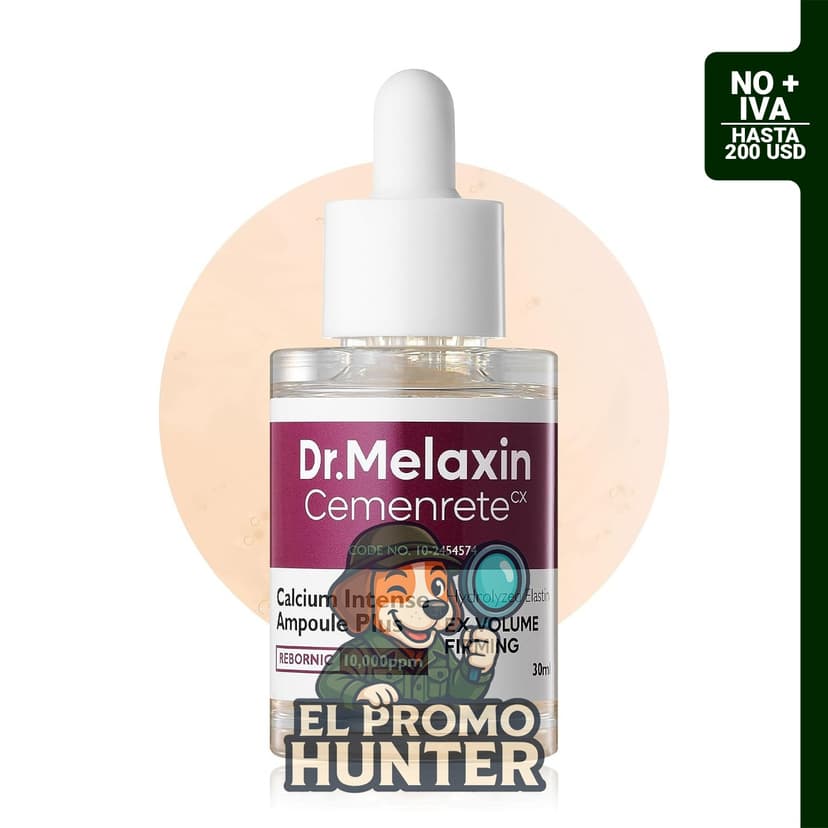 Dr.Melaxin Cemenrete Calcio Ampolleta Plus con Adenosina y Niacinamida, 1.01 fl. oz.