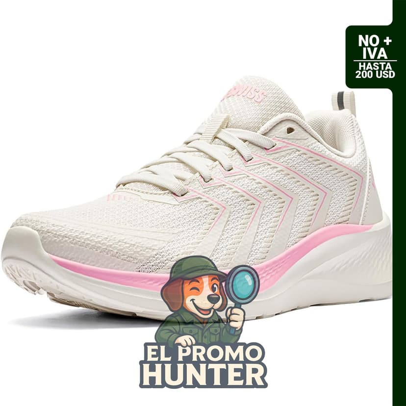 K-Swiss zapatos ligeros para correr y caminar para mujer.
