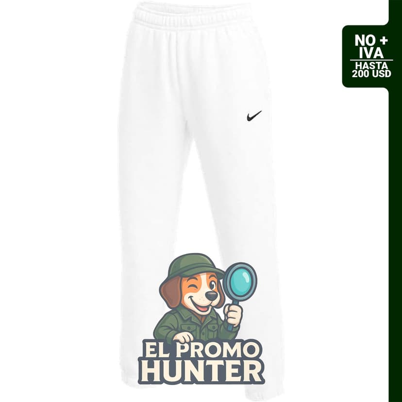 Pantalones jogger de forro polar para mujer Nike, color blanco.