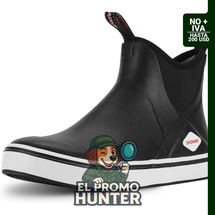 Botas Showave de tobillo impermeables para hombre, diseñadas para navegación y actividades al aire libre.