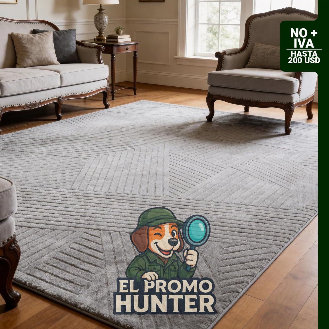 Alfombra geométrica gris de 5 x 7 pulgadas, diseño moderno, pelo alto y bajo, lavable y antideslizante.