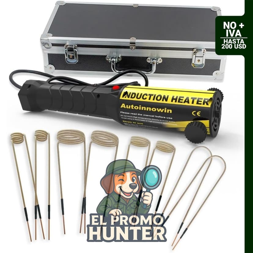 Autoinnowin herramienta de inducción de calor de 1200 W para extracción de tornillos oxidados con 8 bobinas.