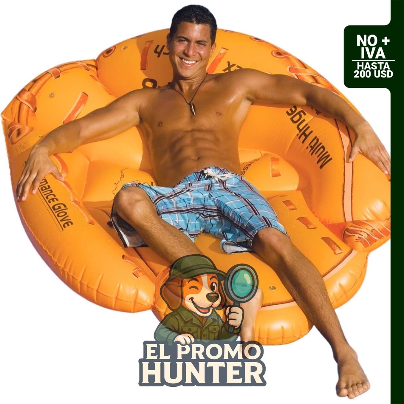 Flotador original SWIMLINE para adultos y adolescentes, apto para lago, playa o jardín, fácil de inflar y almacenar.