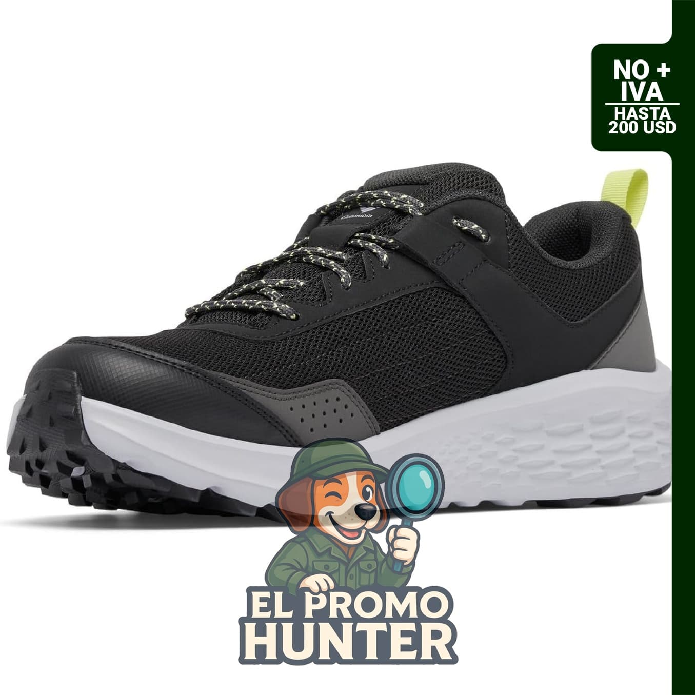 Columbia Zapatillas de senderismo Vertisol Trail para hombre, diseñadas para actividades al aire libre.