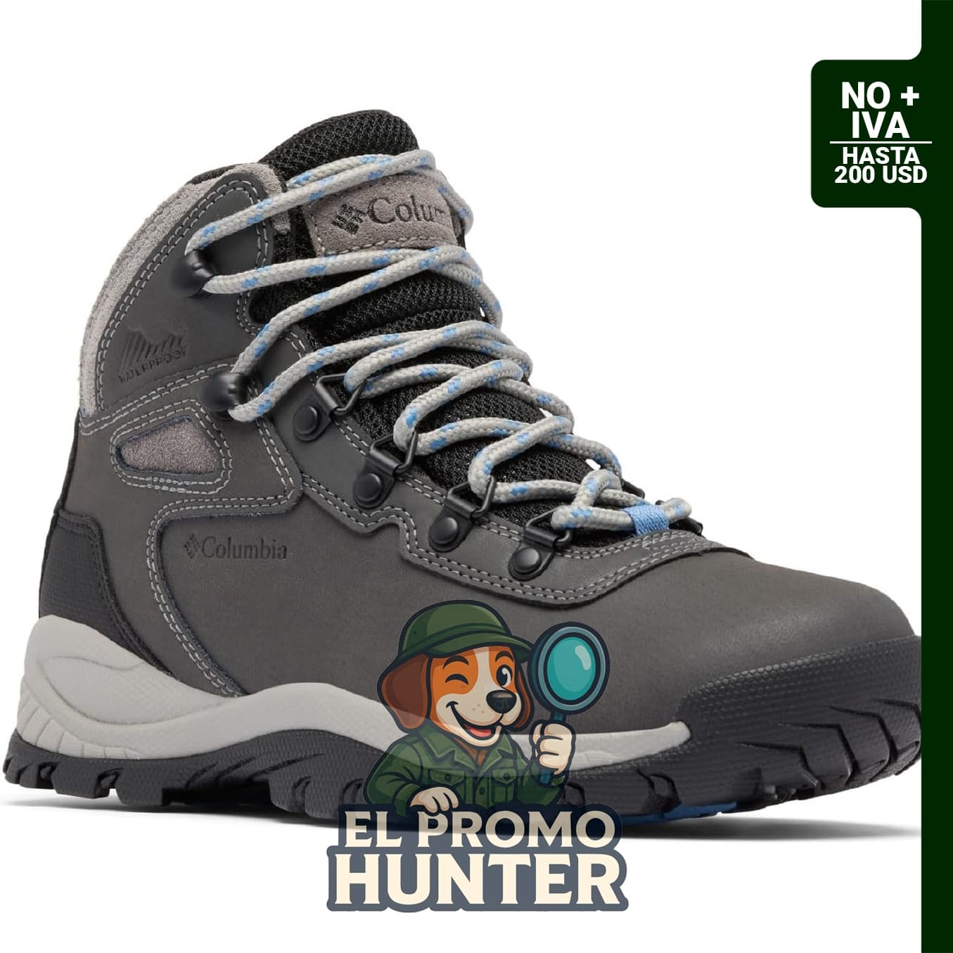 Columbia Newton Ridge Plus II - Botas de senderismo impermeables para mujer