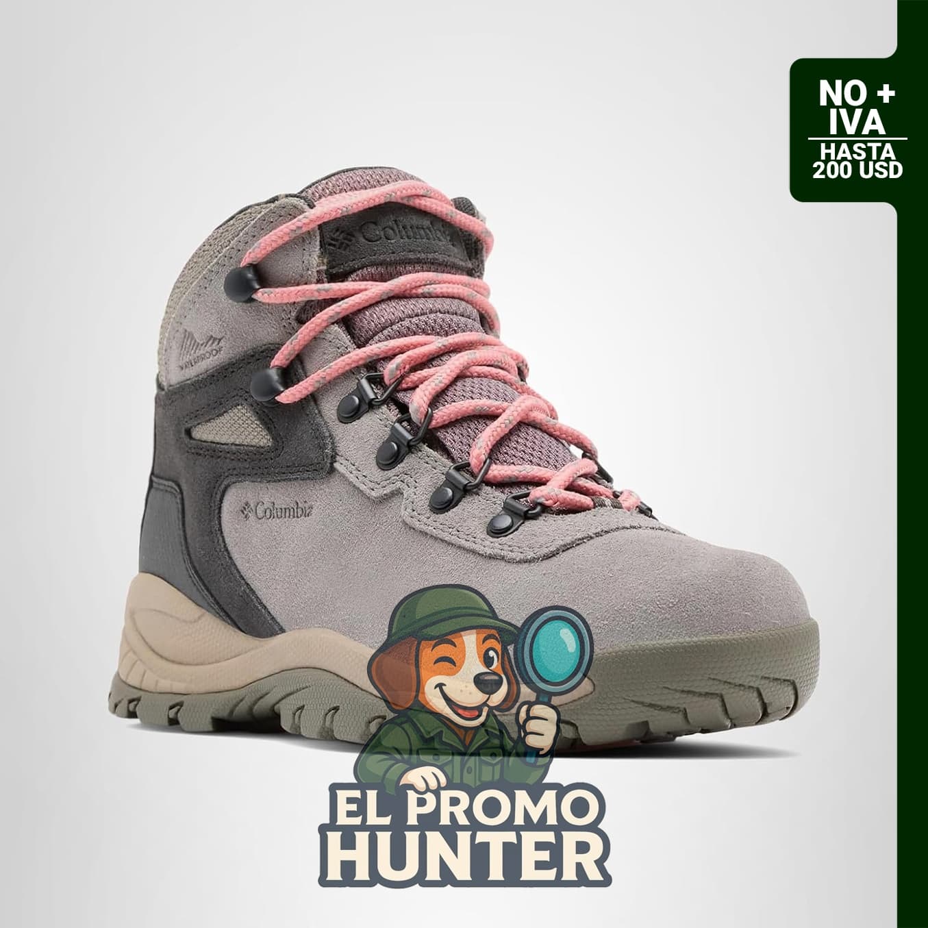 Botas Columbia Newton Ridge Plus, impermeables y con amplitud para mujer.