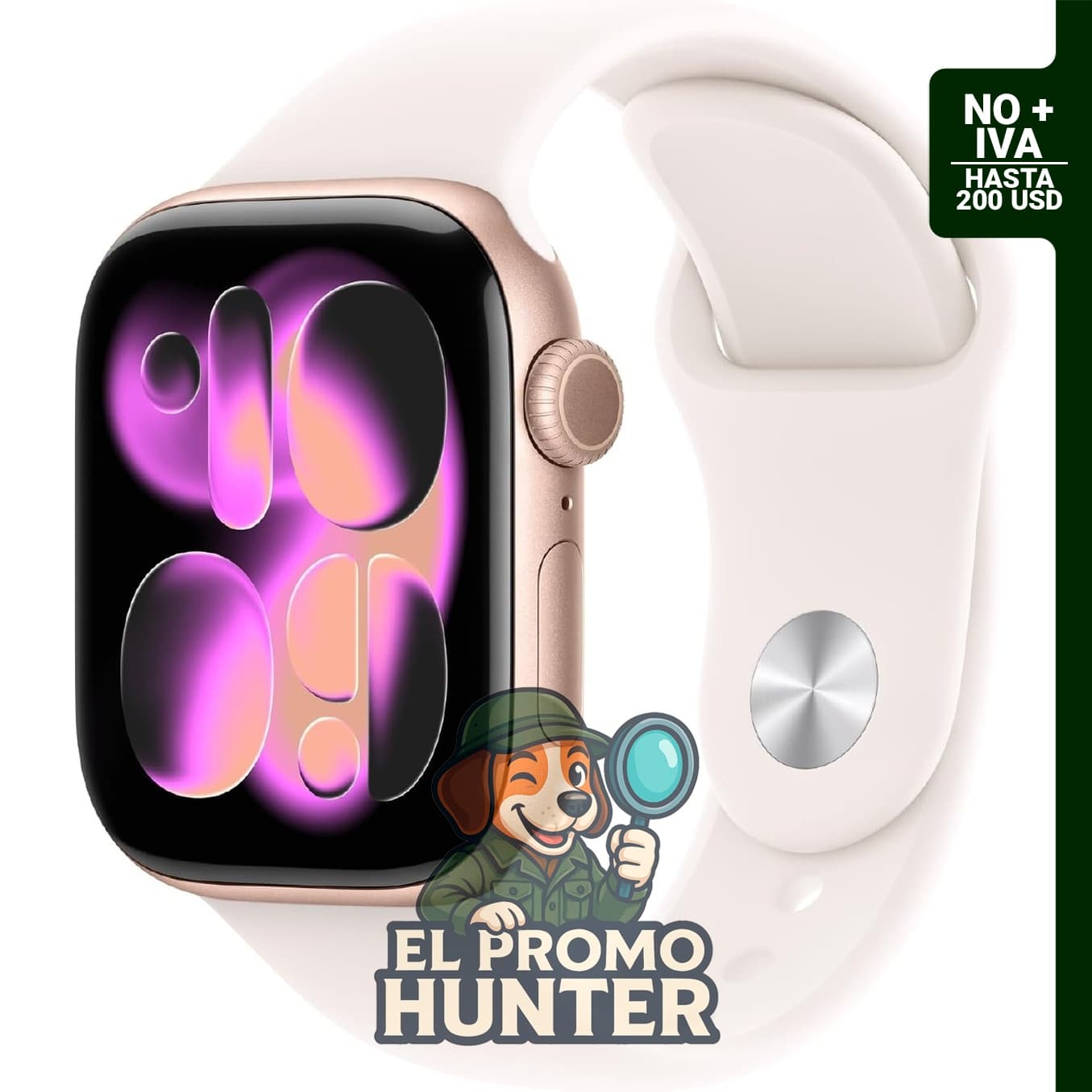 Apple Watch serie 11, reloj inteligente con funciones de seguimiento de salud y conectividad.