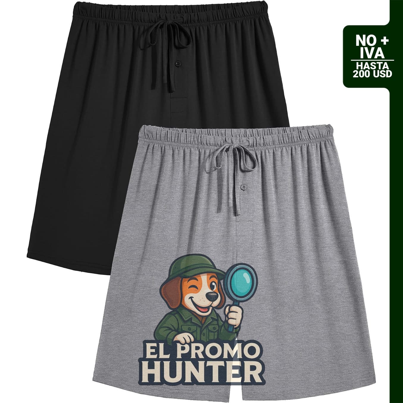 Ekouaer pantalones cortos de pijama para hombre, de rayón de bambú, paquete de 2 unidades, tallas S-3XL.