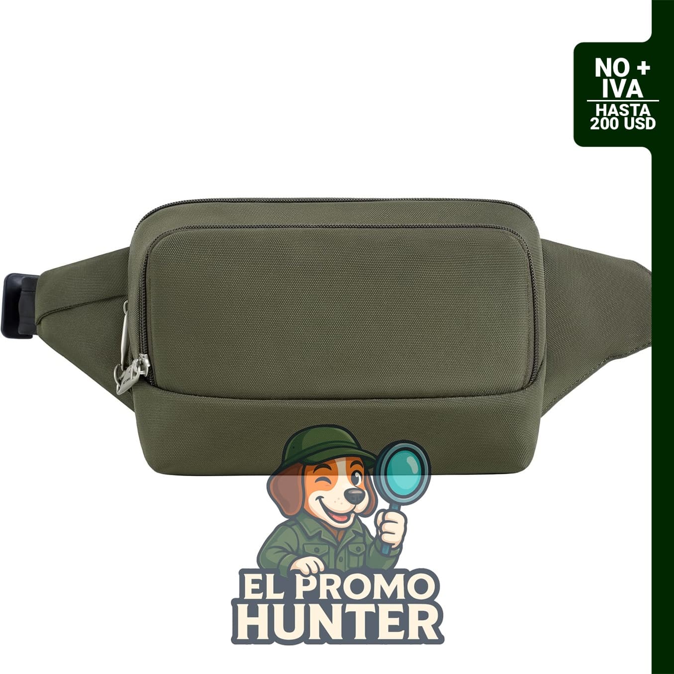 Travelon Riñonera clásica antirrobo, diseñada para seguridad y comodidad en viajes.