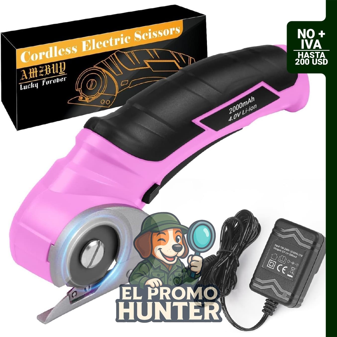 Relleno de calcetines navideños para mujer, cortador de tijeras eléctricas inalámbricas
