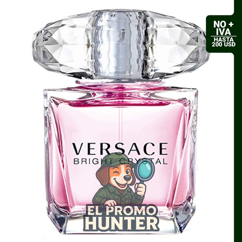 Versace Bright Crystal Eau De Toilette para mujeres, 30 ml en aerosol.