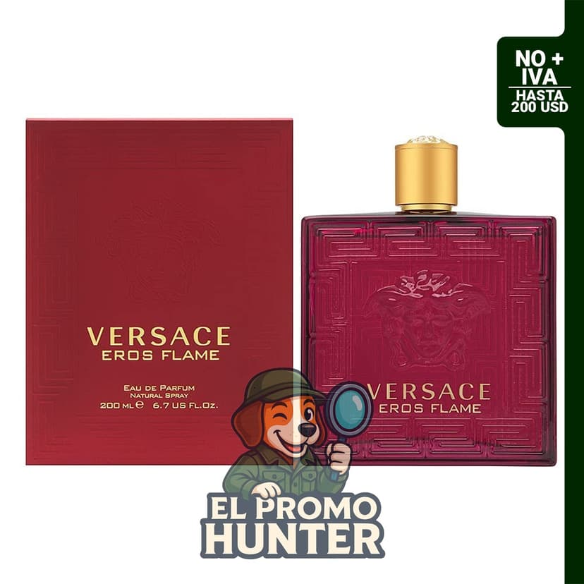 Versace Eros Flame 6.7 oz (198 ml) Eau de Parfum Spray para hombre