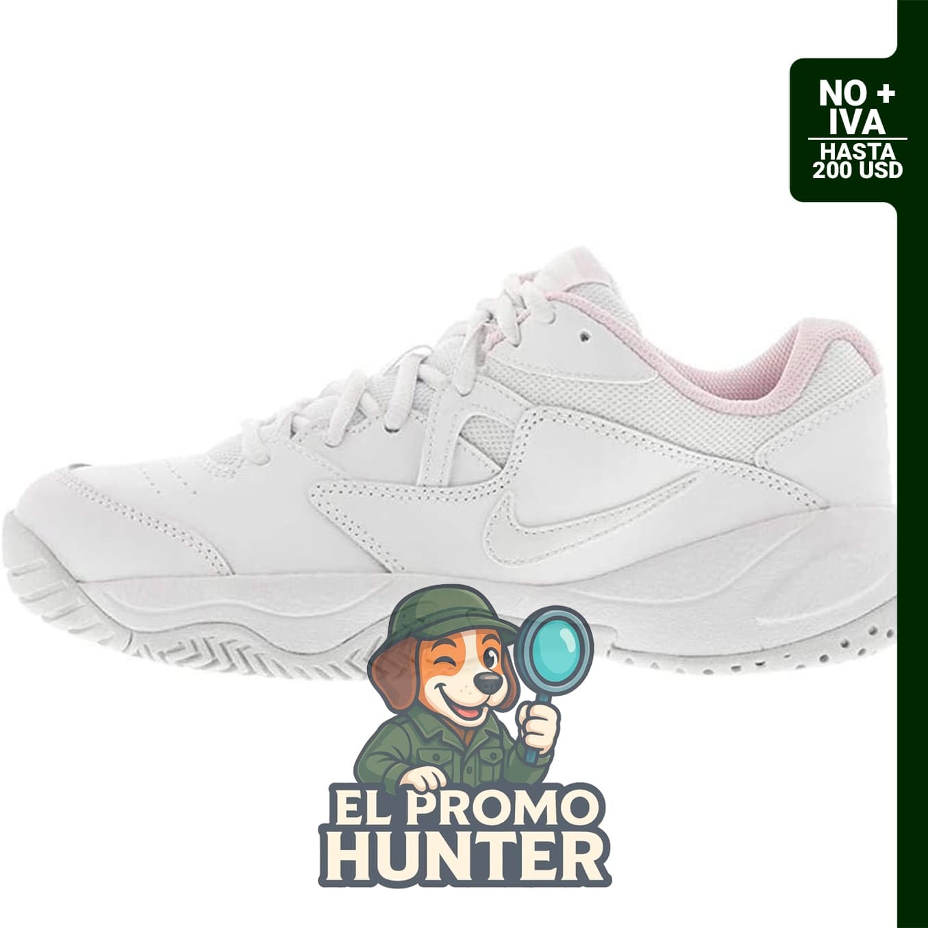 Zapatillas Nike Court Lite 2 para mujer, diseñadas para uso en canchas.
