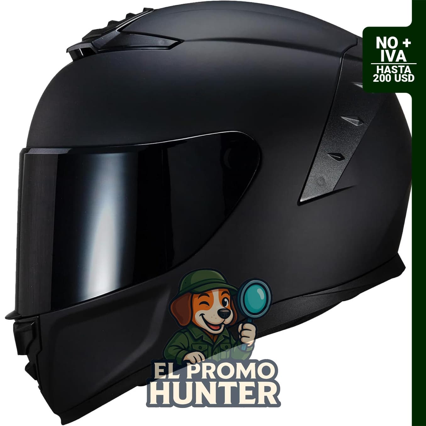 Casco de motocicleta de cara completa MXJ Gear MG611, aprobado por DOT.