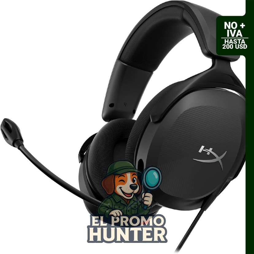 HyperX Cloud Stinger 2 Core - Auriculares para juegos de PC con sonido DTS Headphone:X y micrófono giratorio.