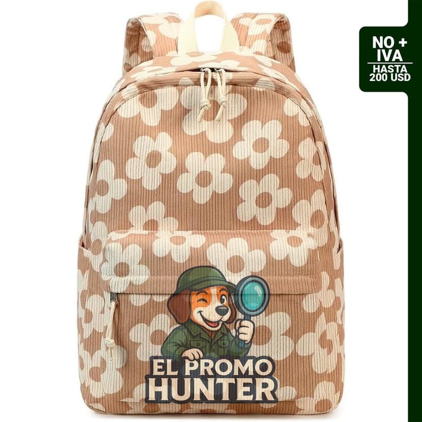 Mochila escolar Bluboon de corduroy para niñas adolescentes, adecuada para laptops y uso diario.