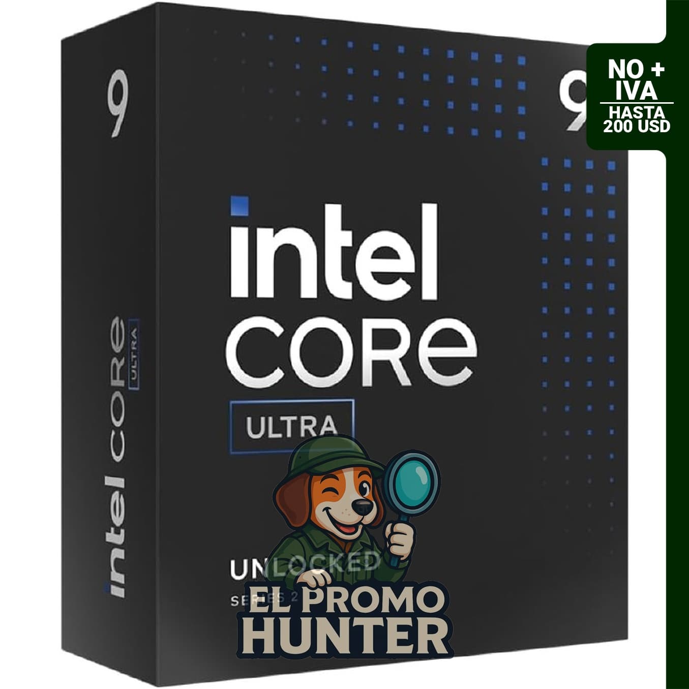 Intel® Procesador Core™ Ultra 9 285K, 24 núcleos (8 núcleos P + 16 núcleos E), hasta 5.7 GHz