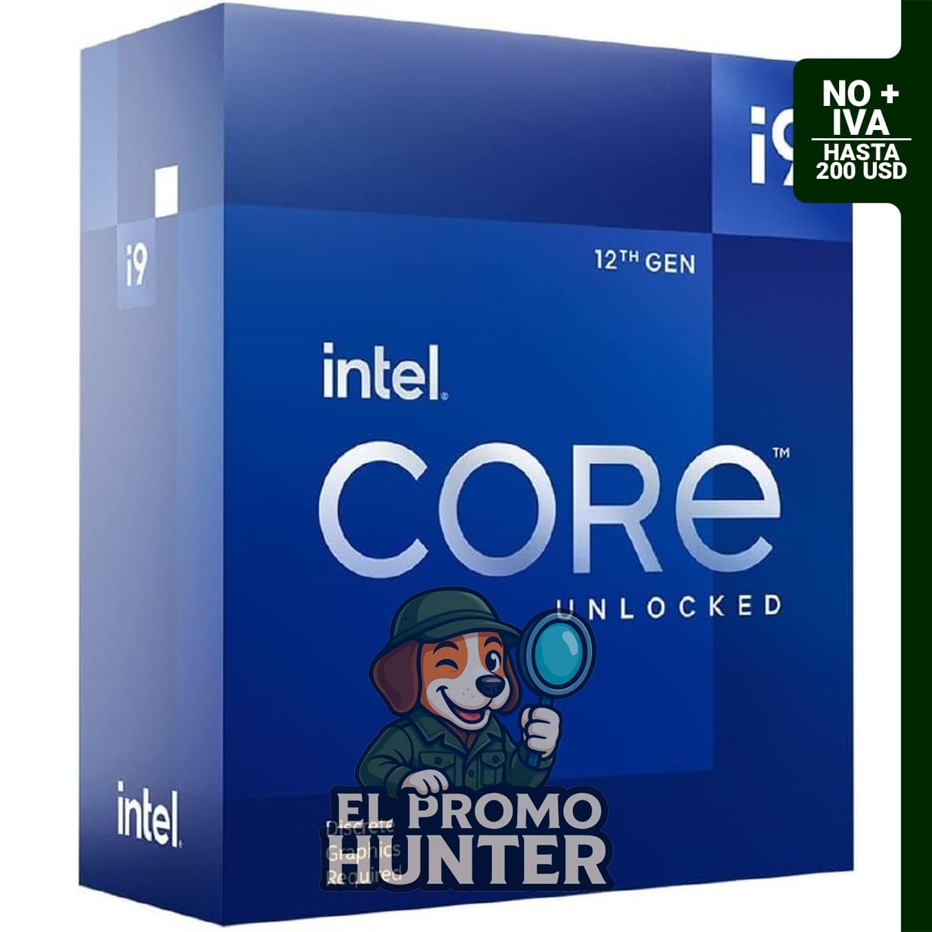 Intel Core i9-12900KF Procesador de escritorio con 16 núcleos (8P+8E) y frecuencia de hasta 5.2 GHz, LGA1700.