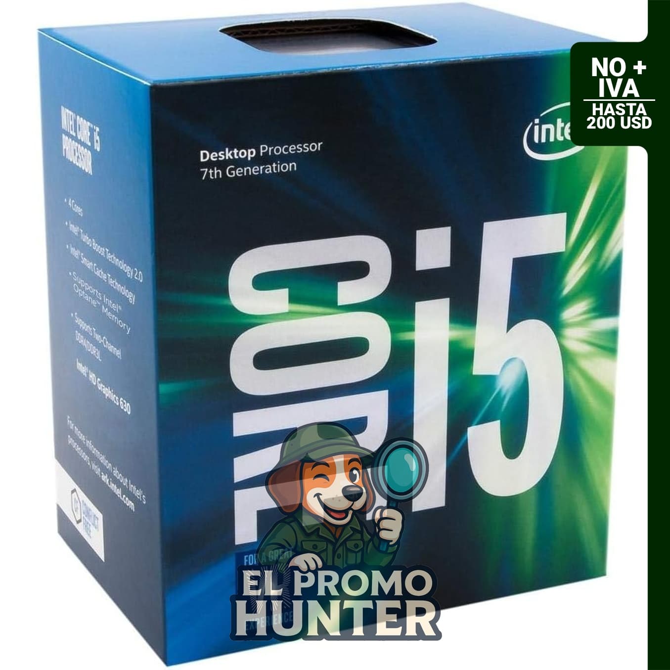 Procesador Intel BX80677I57400 de 7ª generación para escritorio.