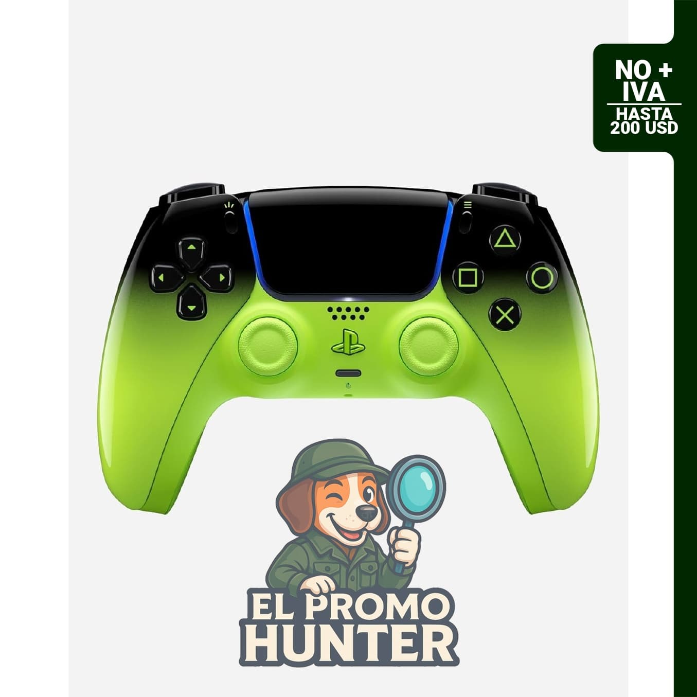 Controlador Inalámbrico PlayStation DualSense® Remix Green para PS5, PC y Móvil