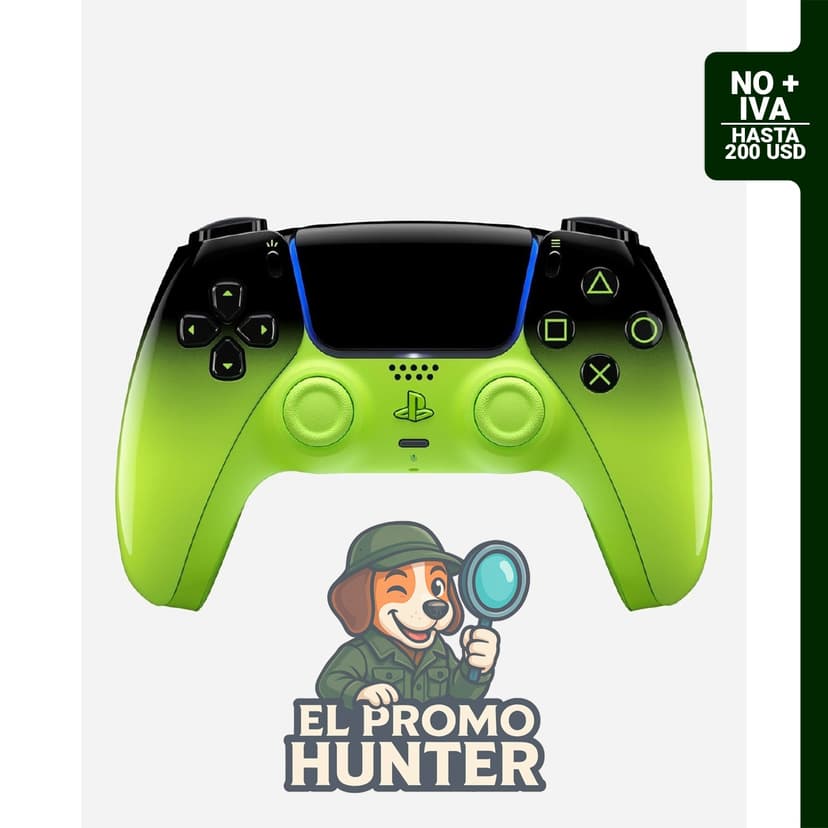 Controlador Inalámbrico PlayStation DualSense® Remix Green para PS5, PC y Móvil