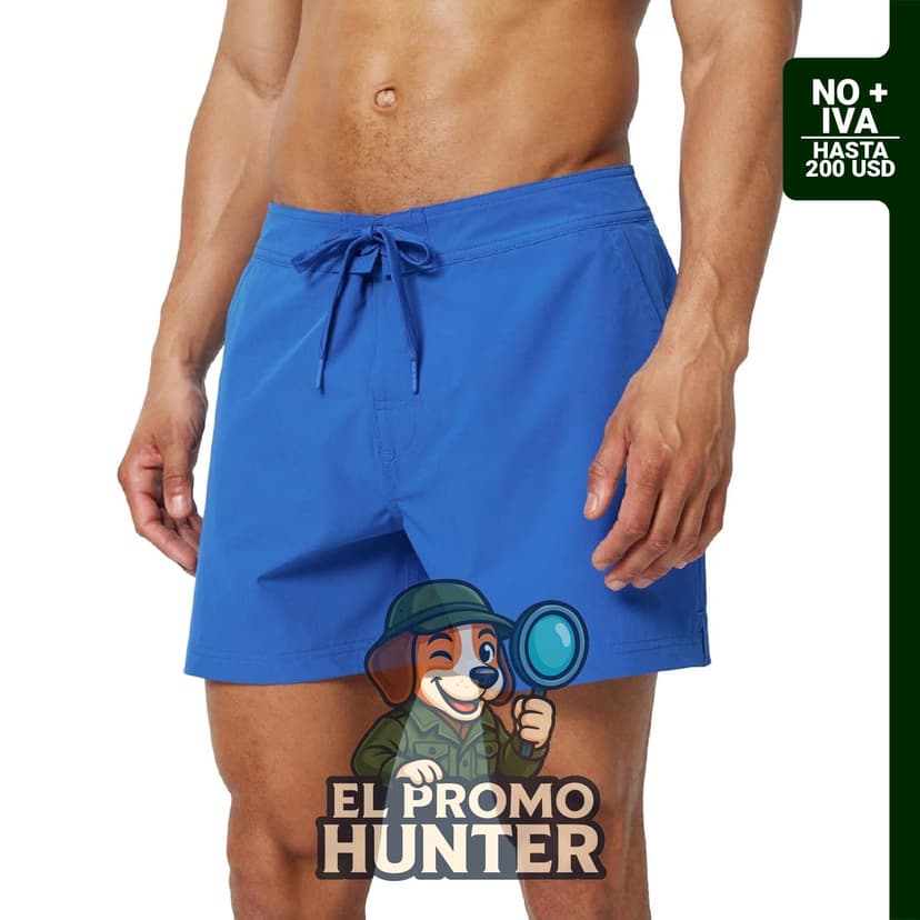 Amazon Essentials Bañador corto para hombre, secado rápido con cordón.