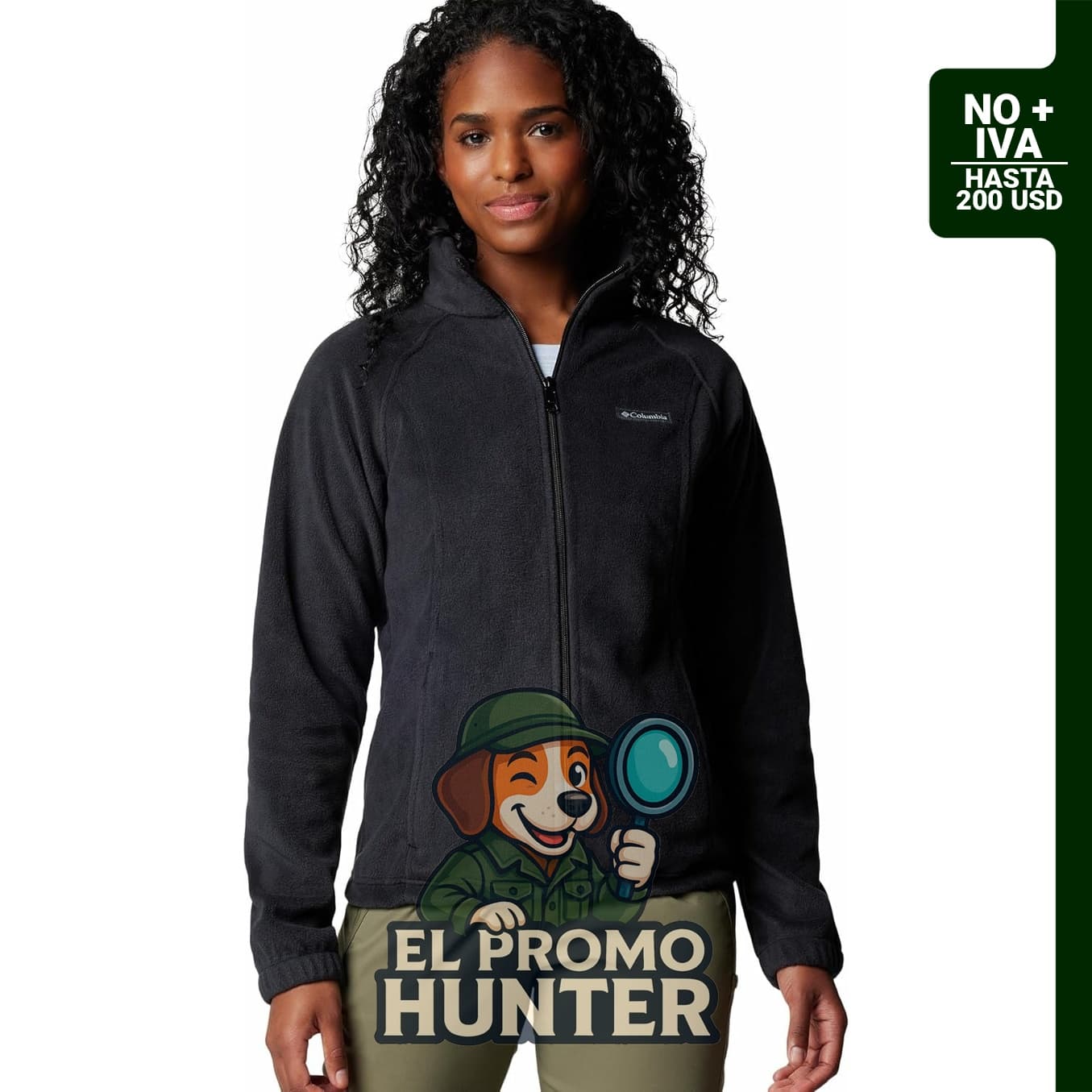 Chaqueta Benton Springs de cremallera completa Columbia, forro polar para mujer.