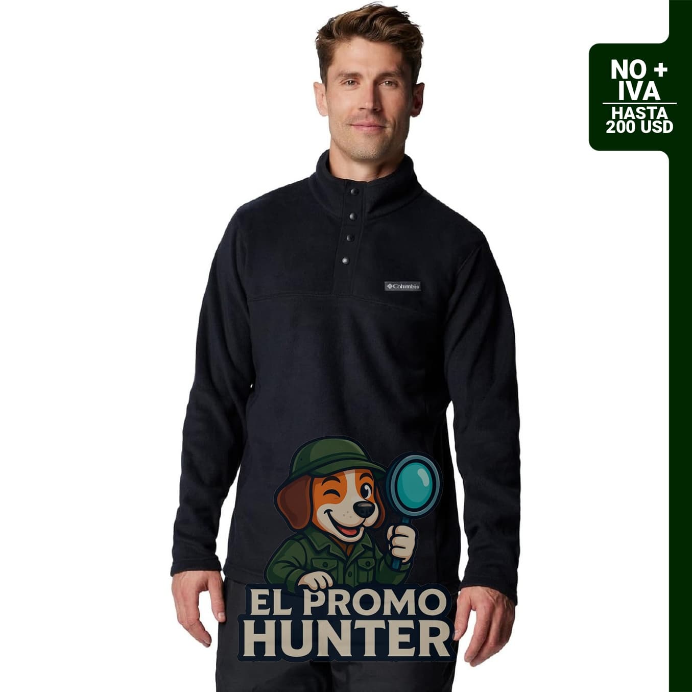 Columbia Chaqueta de forro polar Steens Mountain Half Snap para hombre