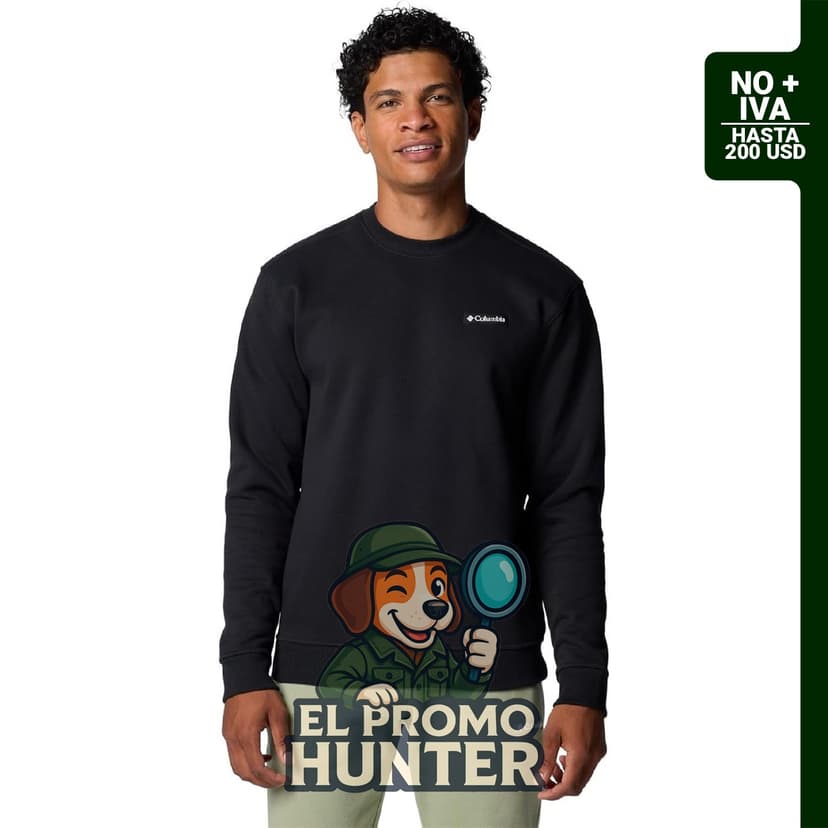 Columbia Meridian Creek Crew para hombre, prenda de vestir técnica.