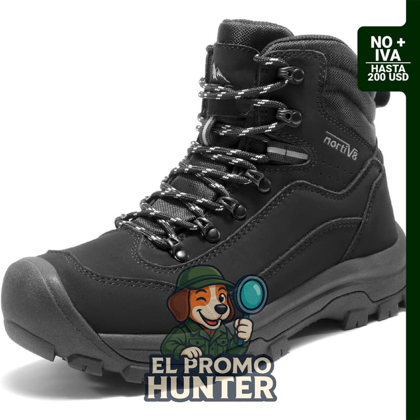 NORTIV 8 Botas de senderismo impermeables para mujer.