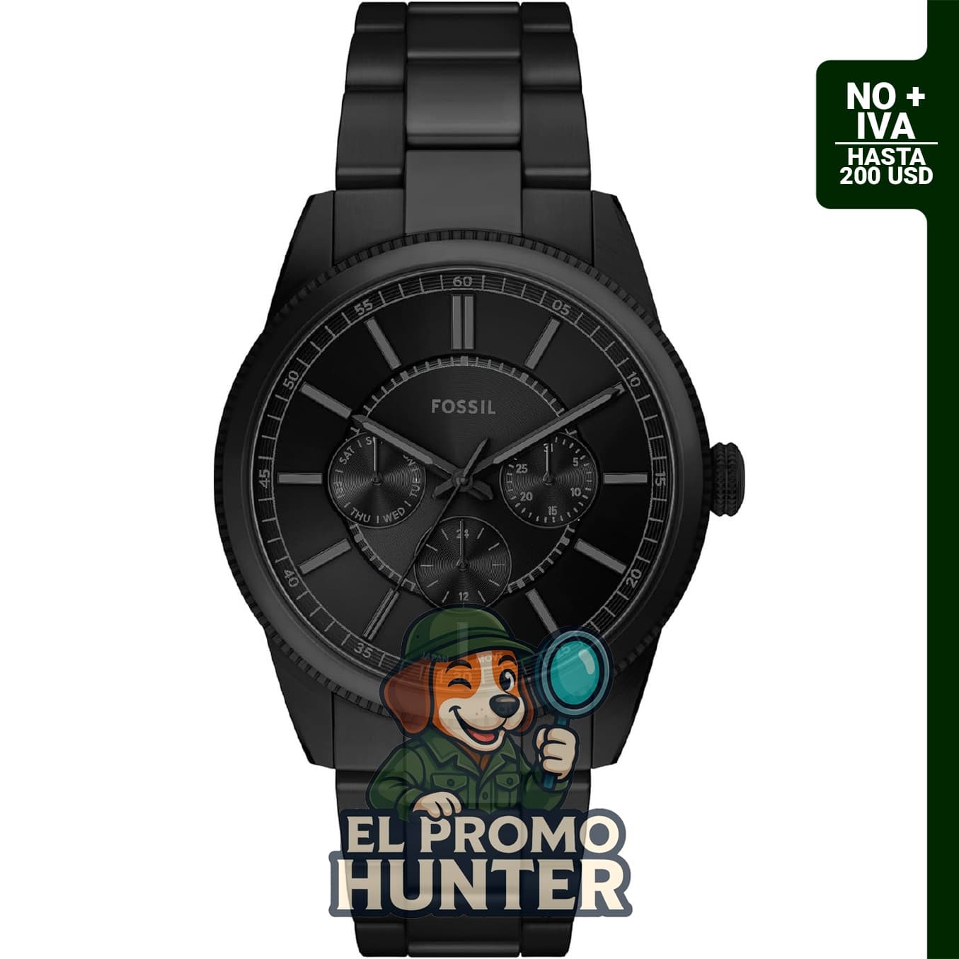 Reloj Fossil Pearson Multifunction de acero inoxidable para hombre.