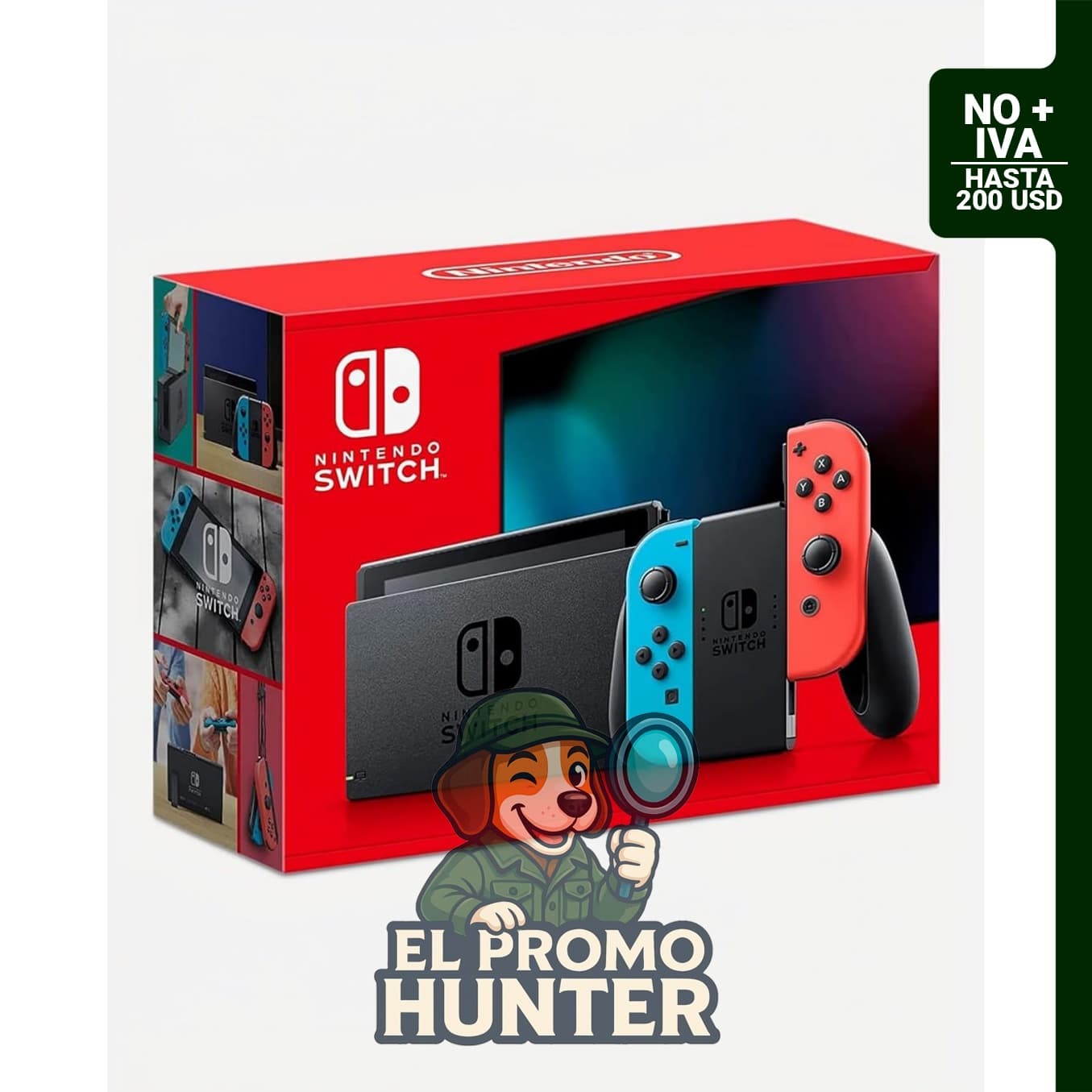 Nintendo Switch™ con Joy-Con™ Azul Neón y Rojo Neón