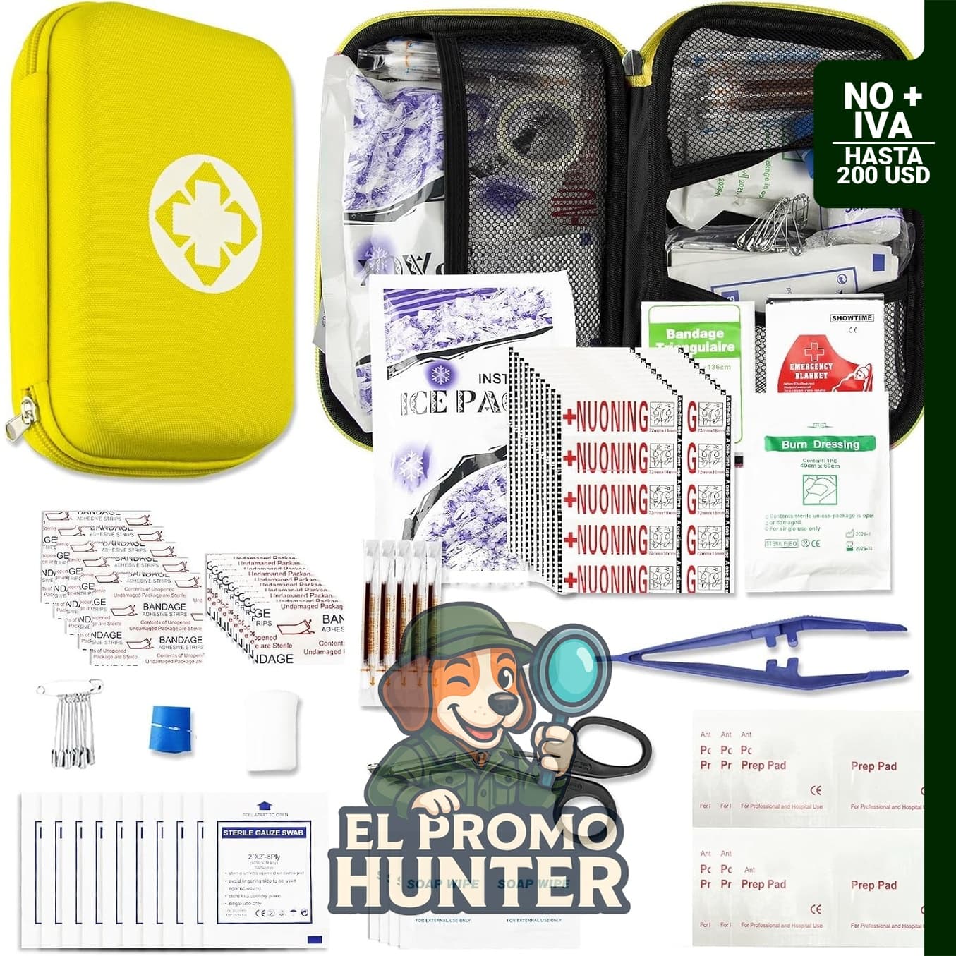 Kit de primeros auxilios de 276 piezas AMORNING