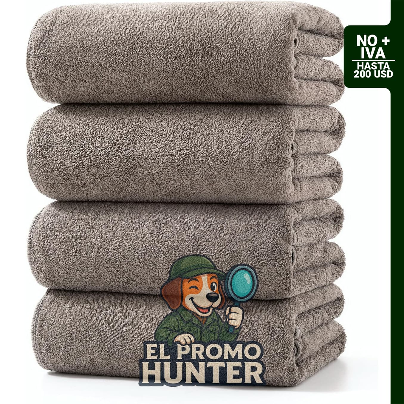 Juego de 4 toallas de baño Lumimi.