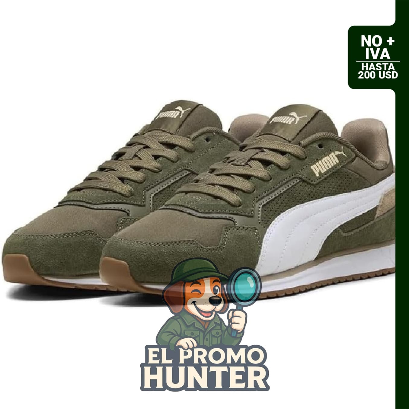 Puma Zapatillas St Miler para hombre, diseño deportivo con suela de goma y parte superior de malla.