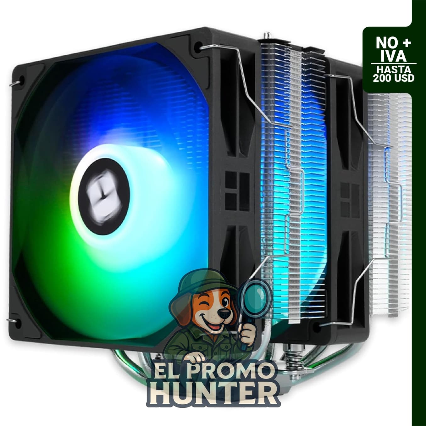 ITleads Peerless Assassin 120 SE ARGB V2, enfriador de CPU de torre doble, 1850 RPM.