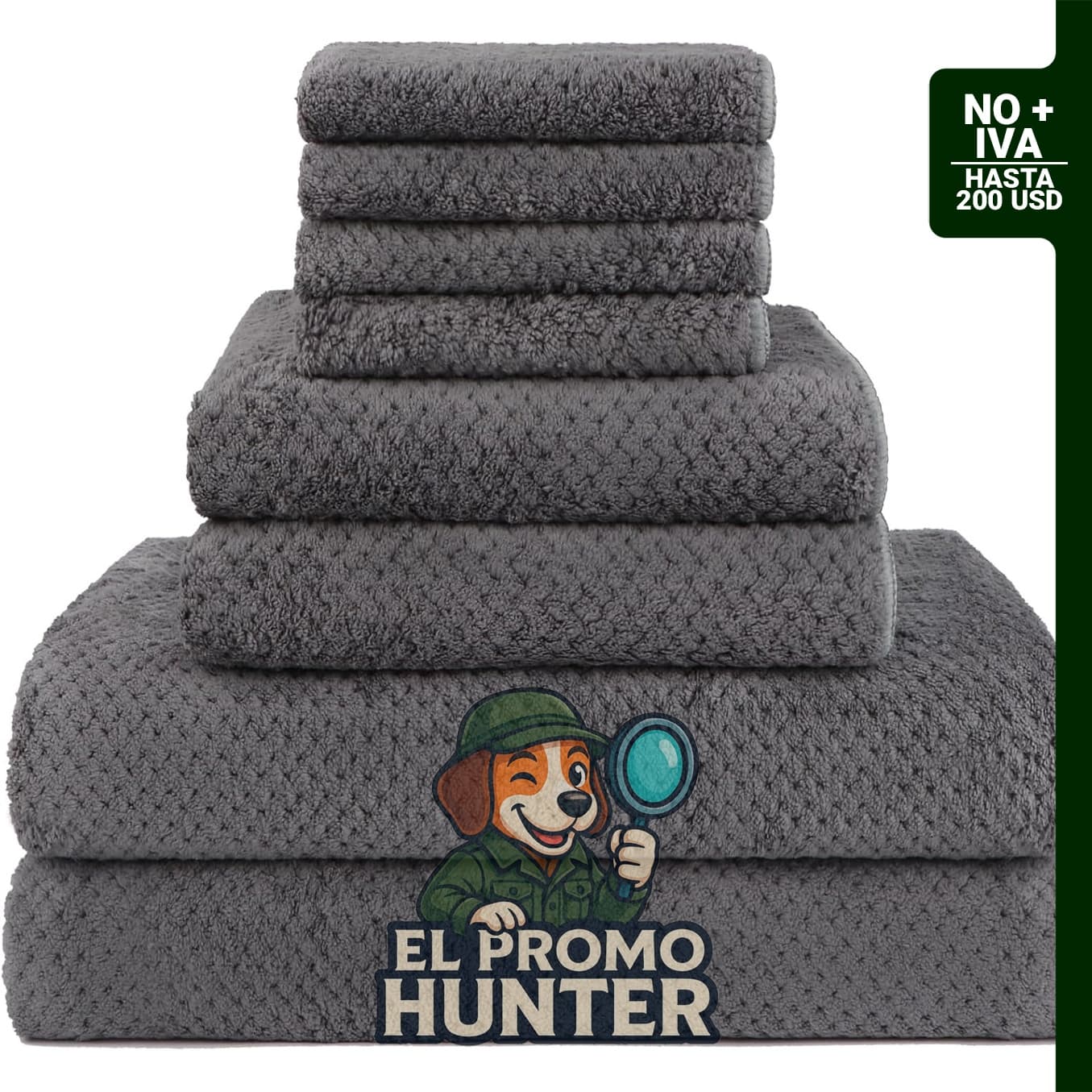 HOMEXCEL Juego de toallas de baño de 8 piezas, incluye 2 toallas de baño (69 x 137 cm), 2 toallas de mano y 4 paños de lavado.